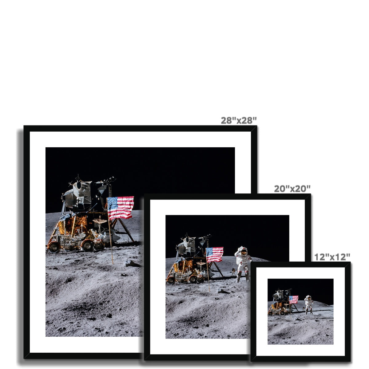 Lunar Jump Framed & Mounted Print